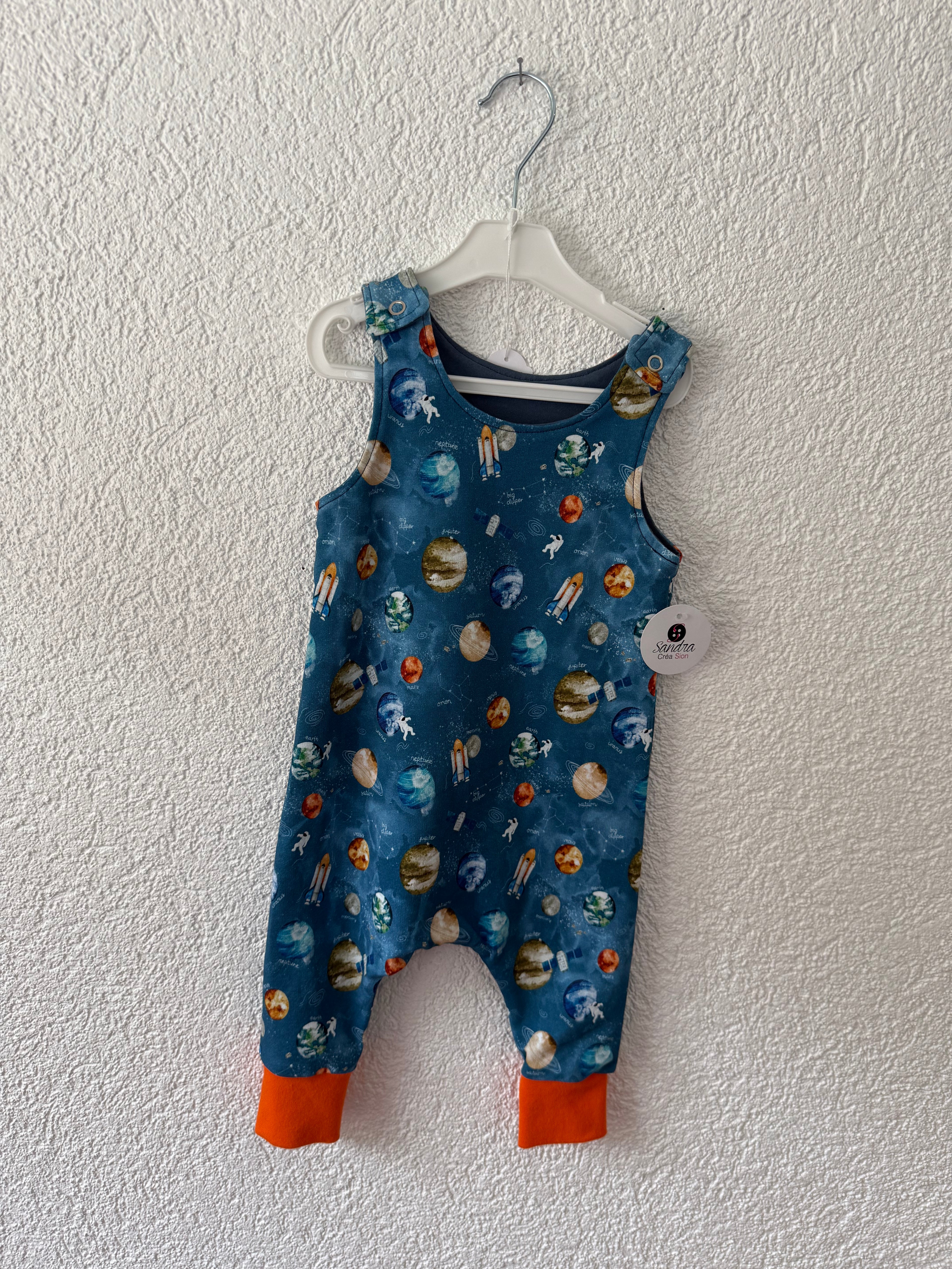 Salopette Evolutive Espace fond jean