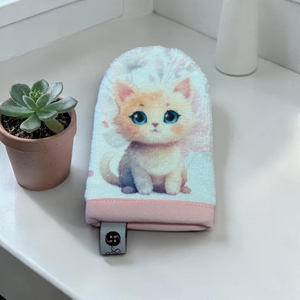 Gants démaquillant Chats