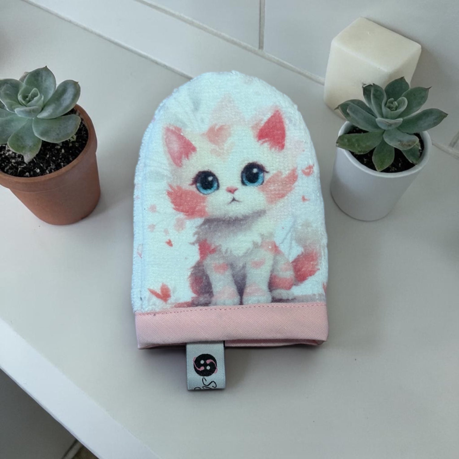 Gants démaquillant Chats