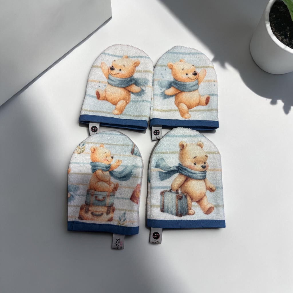 Gants démaquillant Ours Bleu