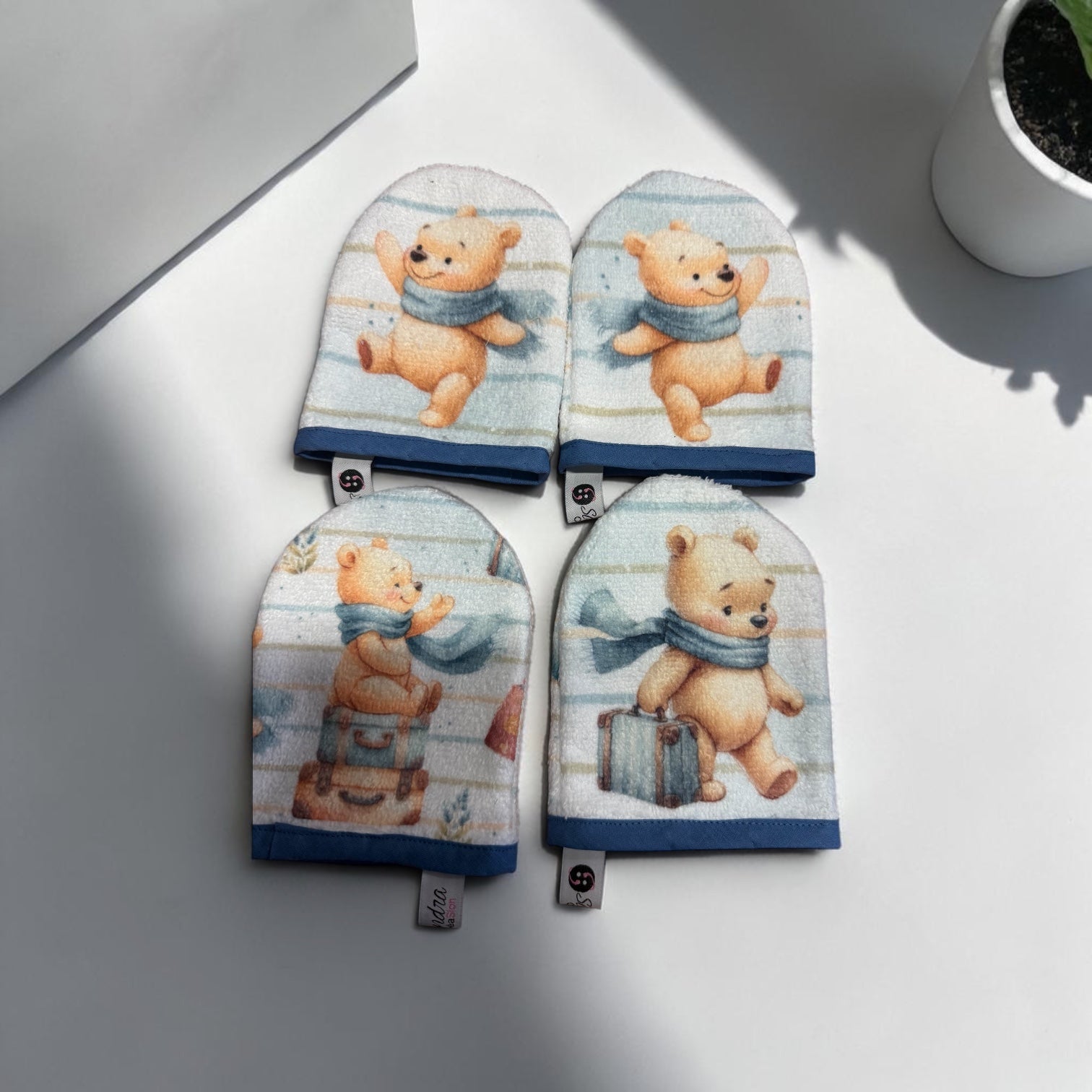 Gants démaquillant Ours Bleu