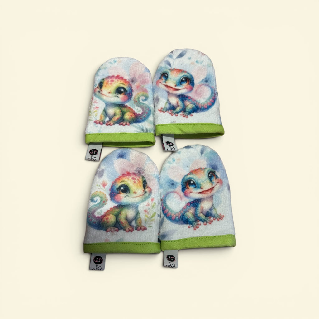 Gants démaquillant Geckos
