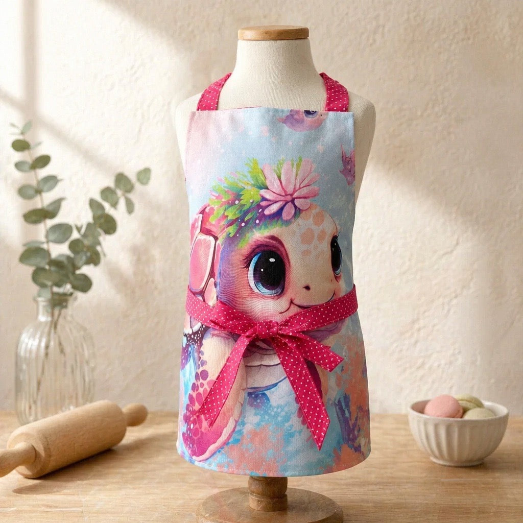 Tablier enfant imperméable Tortue