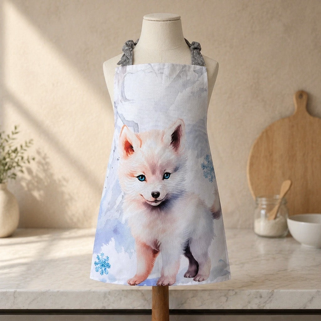 Tablier enfant imperméable Loups