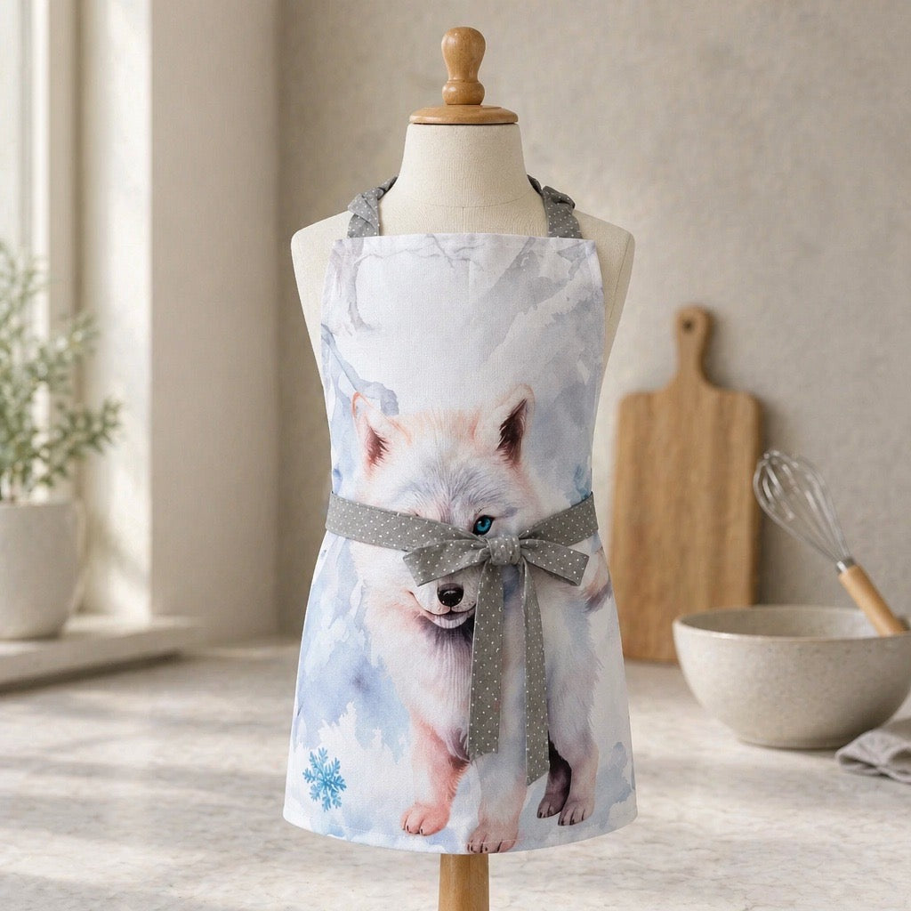 Tablier enfant imperméable Loups