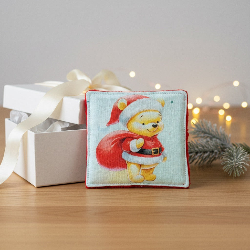 Lingette démaquillante Ours Noël