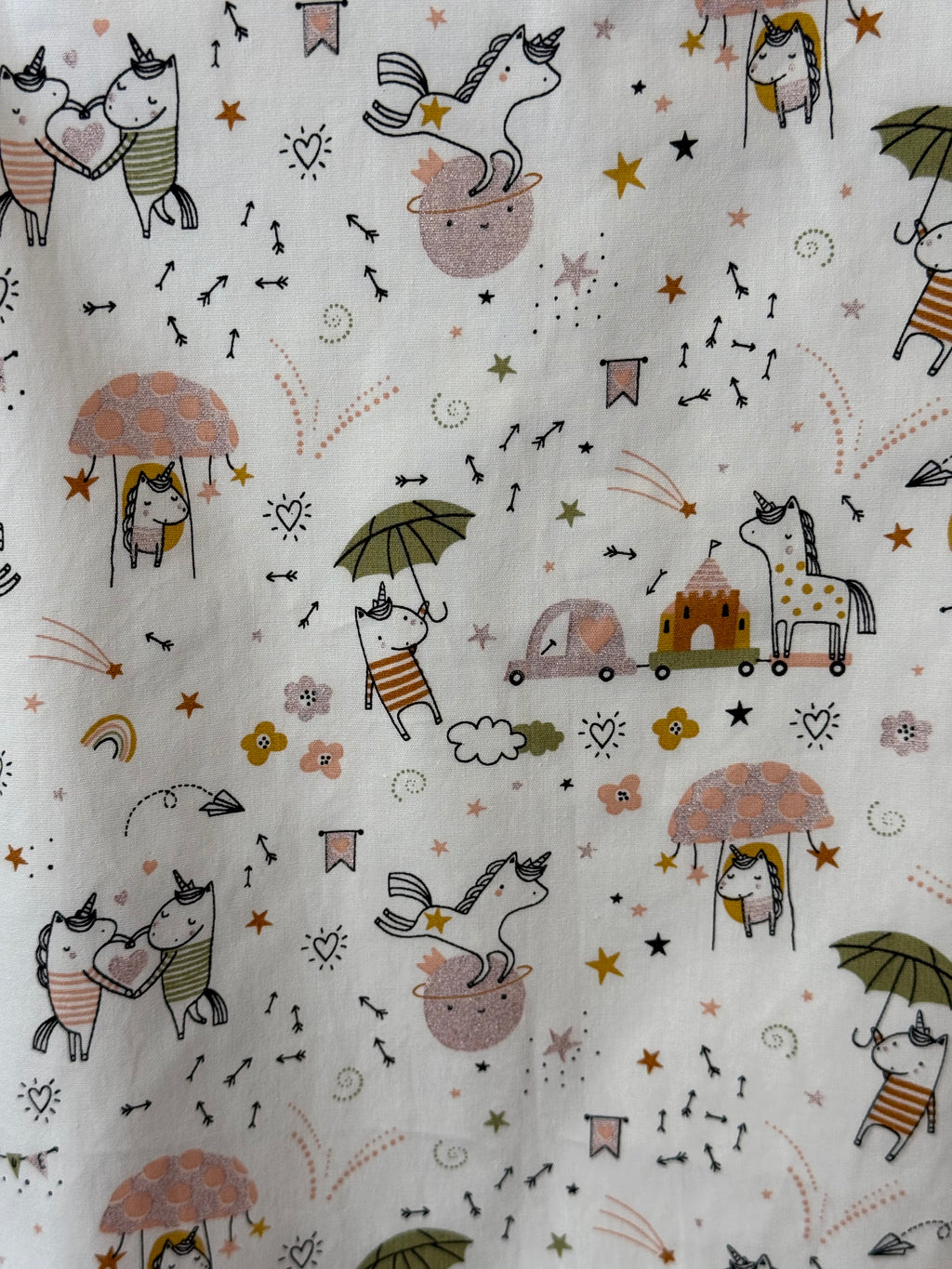 Robe en coton "Licorne”