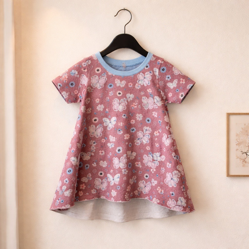 Robe en Jersey "Papillons"