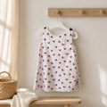 Robe en coton "Fleurs Rose"