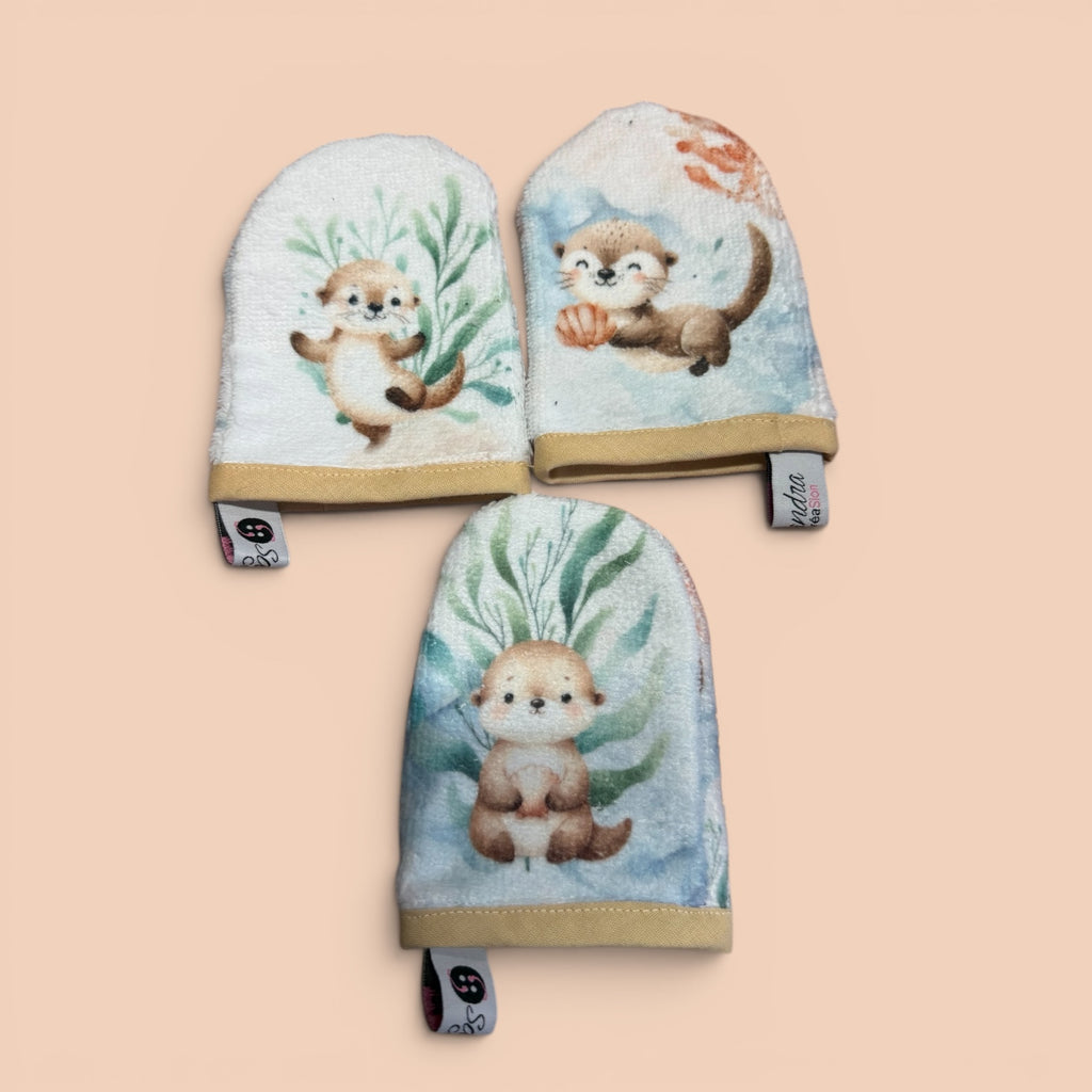 Gants démaquillant Loutre