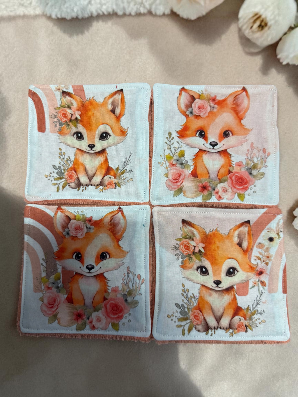 Lingette démaquillante Renard Fleurs