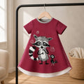 Robe en Jersey "Raton Laveur" avec ou sans legging