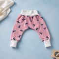 Sarouel Licorne fond rose