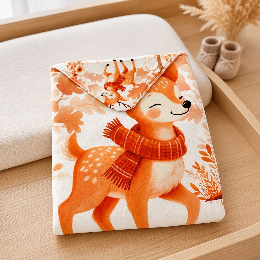 Sortie de bain Forêt Orange